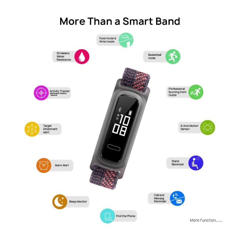 ⁦سوار HUAWEI Band 4th الذكي - الطراز الحديث⁩ - الصورة ⁦8⁩